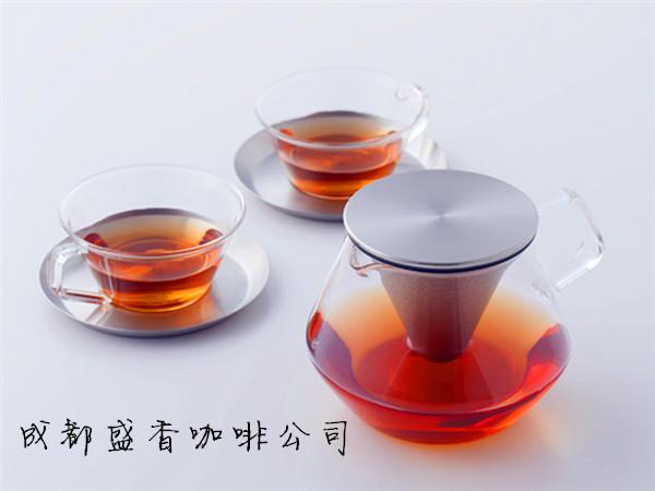 日本KINTO CARAT不銹鋼金屬濾網(wǎng)茶壺耐熱玻璃紅茶壺